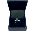 Anel Topázio Verde - Prata 925